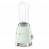 Smeg PBF01PGEU Blender, 300W, 2 x 600 mL, 20,000–24,000 rpm, Non-slip base, BPA-free, Stainless steel, Pastel green