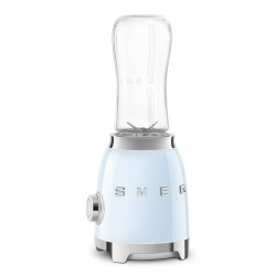 Smeg PBF01PBEU Blender, 300W, 2 x 600 mL, 20,000–24,000 rpm, Non-slip base, BPA-free, Stainless steel, Pastel blue