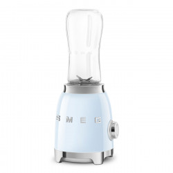 Smeg PBF01PBEU Blender, 300W, 2 x 600 mL, 20,000–24,000 rpm, Non-slip base, BPA-free, Stainless steel, Pastel blue