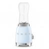 Smeg PBF01PBEU Blender, 300W, 2 x 600 mL, 20,000–24,000 rpm, Non-slip base, BPA-free, Stainless steel, Pastel blue