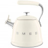 Smeg WKF01CR sípoló vízforraló, 2,3 l, indukciós, hőálló fogantyú, acél, krém színű