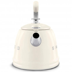 Smeg WKF01CR sípoló vízforraló, 2,3 l, indukciós, hőálló fogantyú, acél, krém színű
