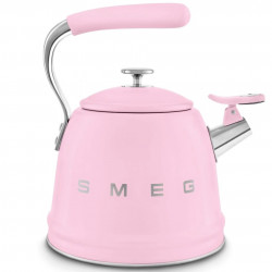 Smeg WKF01PK sípoló vízforraló, 2,3 l, indukciós, hőálló fogantyú, acél, rózsaszín