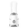 Μπλέντερ Smeg PBF01WHEU, 300 W, 2x 600 ml, 20.000-24.000 στροφές/λεπτό, Αντιολισθητική βάση, χωρίς BPA, Ανοξείδωτο ατσάλι, Λευκό