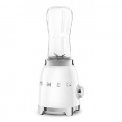 Smeg PBF01WHEU turmixgép, 300 W, 2×600 ml, 20 000–24 000 fordulat/perc, csúszásgátló talp, BPA-mentes, rozsdamentes acél, fehér