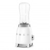 Μπλέντερ Smeg PBF01WHEU, 300 W, 2x 600 ml, 20.000-24.000 στροφές/λεπτό, Αντιολισθητική βάση, χωρίς BPA, Ανοξείδωτο ατσάλι, Λευκό