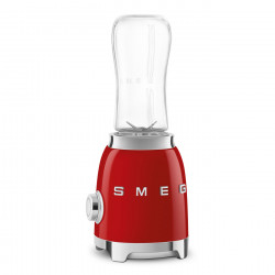 Smeg PBF01RDEU Blender, 300W, 2 x 600 mL, 20,000–24,000 rpm, Non-slip base, BPA-free, Stainless steel, Red