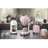 Aparat pentru spumarea laptelui Smeg MFF11PKEU, 500 W, 600 ml, 8 programe, cană detașabilă, oprire automată, roz