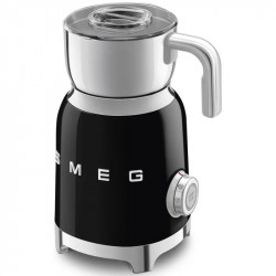 Συσκευή αφρισμού γάλακτος Smeg MFF11BLEU, 500 W, 600 ml, 8 προγράμματα, Αφαιρούμενη κανάτα, Αυτόματη απενεργοποίηση, Μαύρο