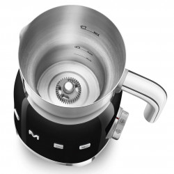 Smeg MFF11BLEU tejhabosító, 500 W, 600 ml, 8 program, kivehető kancsó, automatikus kikapcsolás, fekete