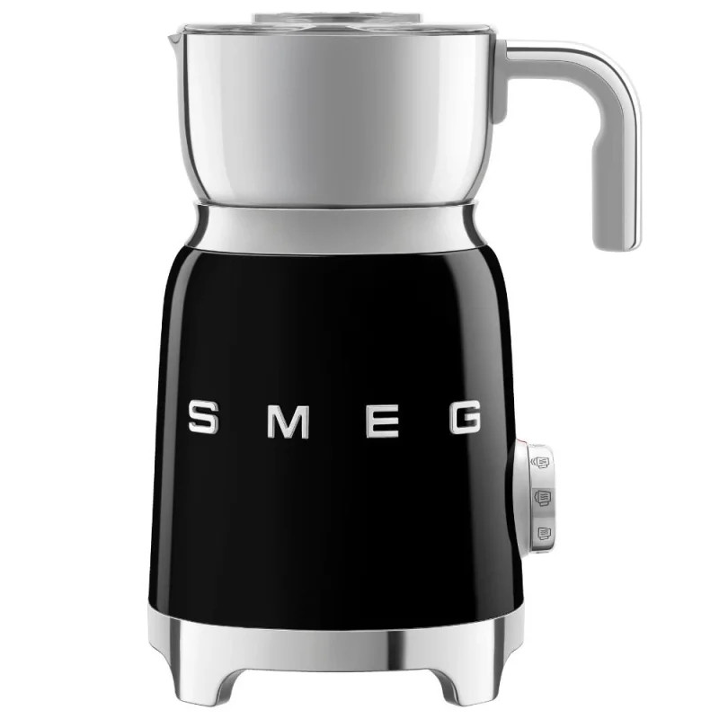 Smeg MFF11BLEU tejhabosító, 500 W, 600 ml, 8 program, kivehető kancsó, automatikus kikapcsolás, fekete