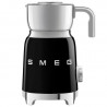 Уред за разпенване на мляко Smeg MFF11BLEU, 500 W, 600 мл, 8 програми, Подвижна кана, Автоматично изключване, Черен
