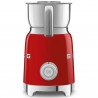 Уред за разпенване на мляко Smeg MFF11RDEU, 500 W, 600 мл, 8 програми, Подвижна кана, Автоматично изключване, Червен