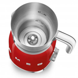 Smeg MFF11RDEU tejhabosító, 500 W, 600 ml, 8 program, kivehető kancsó, automatikus kikapcsolás, piros