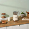 Συσκευή αφρισμού γάλακτος Smeg MFF11CREU, 500 W, 600 ml, 8 προγράμματα, Αφαιρούμενη κανάτα, Αυτόματη απενεργοποίηση, Κρεμ