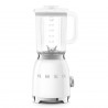 Blender Smeg BLF03WHEU, 800 W, 1,5 l, 18 000 rpm, 4 programe, 4 viteze + funcție puls, oțel inoxidabil, alb