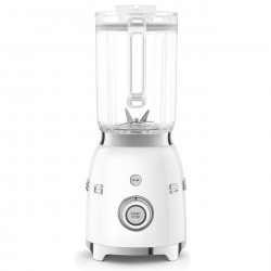 Smeg BLF03WHEU turmixgép, 800 W, 1,5 l, 18 000 fordulat/perc, 4 program, 4 sebességfokozat + pulzáló üzemmód, rozsdamentes acél, fehér