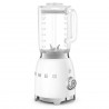 Μπλέντερ Smeg BLF03WHEU, 800 W, 1,5 λίτρα, 18.000 στροφές/λεπτό, 4 προγράμματα, 4 ταχύτητες + λειτουργία Pulse, ανοξείδωτο ατσάλι, λευκό