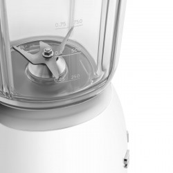 Blender Smeg BLF03WHEU, 800 W, 1,5 l, 18 000 rpm, 4 programe, 4 viteze + funcție puls, oțel inoxidabil, alb