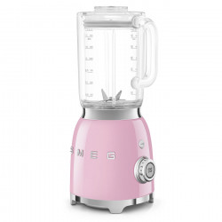 Smeg BLF03PKEU Blender, 800W, 1.5 L, 18,000 rpm, 4 programs, 4 speeds + Pulse, Stainless Steel, Pink