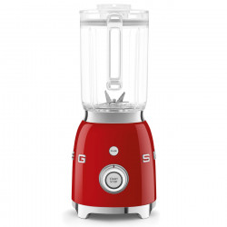 Блендер Smeg BLF03RDEU, 800W, 1.5 л, 18000 об/мин, 4 програми, 4 скорости + Пулс, Неръждаема стомана, Червен