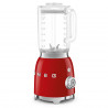 Smeg BLF03RDEU Blender, 800W, 1.5 L, 18,000 rpm, 4 programs, 4 speeds + Pulse, Stainless Steel, Red