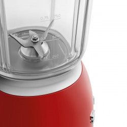 Smeg BLF03RDEU Blender, 800W, 1.5 L, 18,000 rpm, 4 programs, 4 speeds + Pulse, Stainless Steel, Red