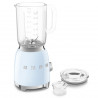 Blender Smeg BLF03PBEU, 800 W, 1,5 l, 18 000 rpm, 4 programe, 4 viteze + funcție puls, oțel inoxidabil, albastru pastel