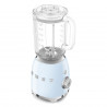 Блендер Smeg BLF03PBEU, 800W, 1.5 л, 18000 об/мин, 4 програми, 4 скорости + Пулс, Неръждаема стомана, Пастелно син