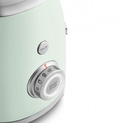 Smeg BLF03PGEU Blender, 800 W, 1.5 L, 18,000 rpm, 4 programs, 4 speeds + Pulse, Stainless Steel, Pastel Green