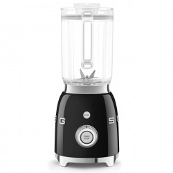 Smeg BLF03BLEU Blender, 800 W, 1.5 L, 18,000 rpm, 4 programs, 4 speeds + Pulse, Stainless Steel, Black
