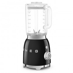 Smeg BLF03BLEU Blender, 800 W, 1.5 L, 18,000 rpm, 4 programs, 4 speeds + Pulse, Stainless Steel, Black
