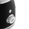 Блендер Smeg BLF03BLEU, 800W, 1.5 л, 18000 об/мин, 4 програми, 4 скорости + Пулс, Неръждаема стомана, Черен