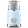Уред за разпенване на мляко Smeg MFF11PBEU, 500 W, 600 мл, 8 програми, Подвижна кана, Автоматично изключване, Пастелно Синьо