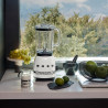 Smeg Porsche BLF03PCWEU Blender, 800 W, 1.5 L, 18,000 rpm, 4 programs, 4 speeds + Pulse, Stainless Steel, White