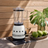 Smeg Porsche BLF03PCWEU Blender, 800 W, 1.5 L, 18,000 rpm, 4 programs, 4 speeds + Pulse, Stainless Steel, White