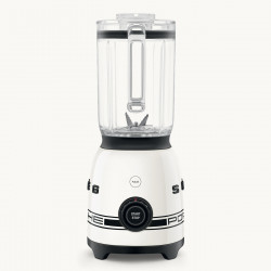 Smeg Porsche BLF03PCWEU Blender, 800 W, 1.5 L, 18,000 rpm, 4 programs, 4 speeds + Pulse, Stainless Steel, White