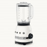 Smeg Porsche BLF03PCWEU Blender, 800 W, 1.5 L, 18,000 rpm, 4 programs, 4 speeds + Pulse, Stainless Steel, White