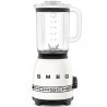 Блендер Smeg Porsche BLF03PCWEU, 800W, 1.5 л, 18000 об/мин, 4 програми, 4 скорости + Пулс, Неръждаема стомана, Бял