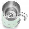 Συσκευή αφρισμού γάλακτος Smeg MFF11PGEU, 500 W, 600 ml, 8 προγράμματα, Αφαιρούμενη κανάτα, Αυτόματη απενεργοποίηση, Παστέλ πράσινο