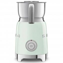 Уред за разпенване на мляко Smeg MFF11PGEU, 500 W, 600 мл, 8 програми, Подвижна кана, Автоматично изключване, Пастелно Зелен