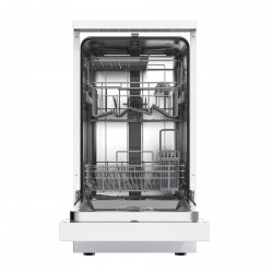 Mașină de spălat vase Tesla WD462M, 10 seturi, 7 programe, Clasa E, Pornire amânată, Încărcare parțială, 45 cm, Alb