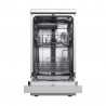 Mașină de spălat vase Tesla WD462MX, 10 seturi, 7 programe, Clasa E, Pornire amânată, Încărcare parțială, 45 cm, oțel inoxidabil
