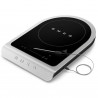 Преносим индукционен котлон Smeg PIC01BLMEU, 2100 W, Керамично стъкло, Таймер, LED дисплей, Черен мат