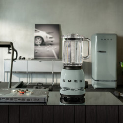 Blender Smeg Porsche BLF03PSGEU, 800 W, 1,5 l, 18 000 rpm, 4 programe, 4 viteze + funcție Pulse, oțel inoxidabil, verde