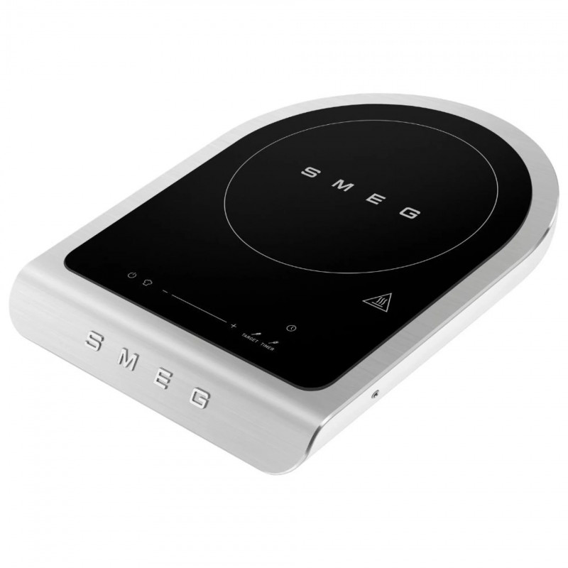 Φορητή επαγωγική εστία Smeg PIC01WHMEU, 2100 W, κεραμικό γυαλί, λευκό ματ