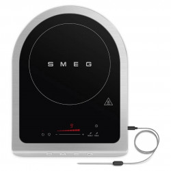Plită cu inducție portabilă Smeg PIC01WHMEU, 2100 W, sticlă ceramică, alb mat