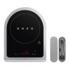 Преносим индукционен котлон Smeg PIC01EGMEU, 2100 W, Керамично стъкло, Таймер, LED дисплей, Изумрудено зелено