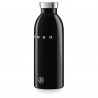 SMEG Clima 50's Style WBF01BL Insulated Bottle, 500 ml, Airtight Seal, Double-Walled, 18/8 Stainless Steel, Black