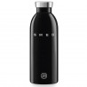 SMEG Clima 50's Style WBF01BL Insulated Bottle, 500 ml, Airtight Seal, Double-Walled, 18/8 Stainless Steel, Black